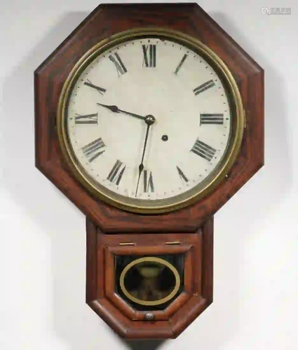 OCTAGONAL SCHOOL HOUSE CLOCK