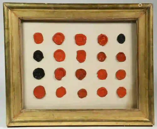 FRAMED WAX SEAL COLLECTION