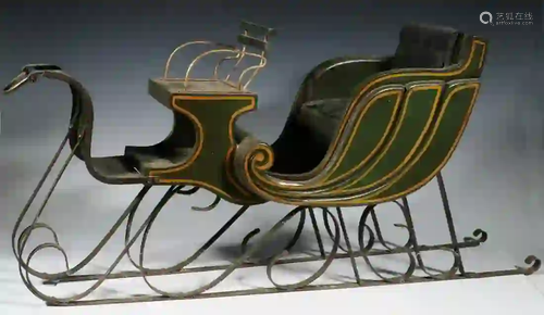 PAINTED DOLL SLEIGH