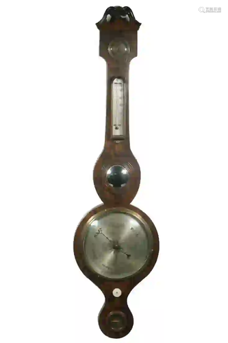 ENGLISH BANJO BAROMETER