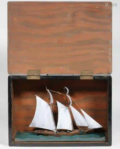 SHIP MODEL IN BOX