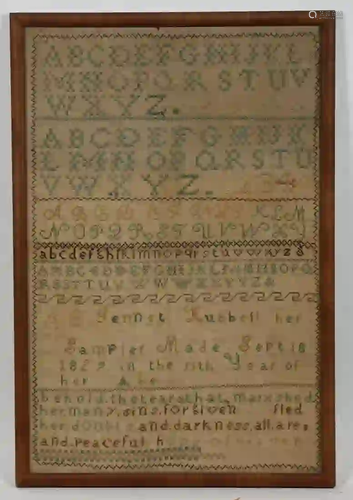 EARLY ALPHABET SAMPLER