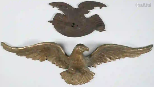 (2) EAGLE PLAQUES