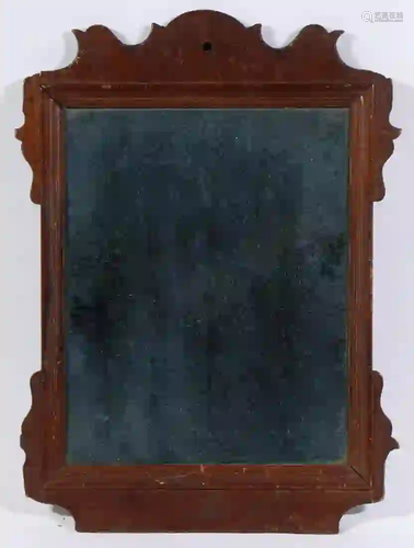 EARLY CHIPPENDALE TRANSISTIONAL COURTING MIRROR