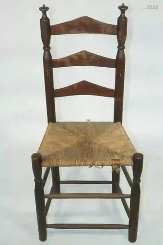 LADDERBACK RUSH SEAT SIDE CHAIR