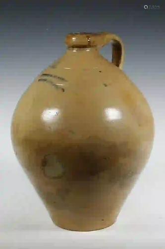 M. TYLER ALBANY OVOID STONEWARE JUG