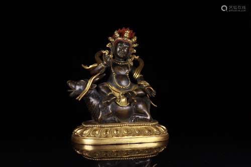 A Gilt Bronze Buddha Statue