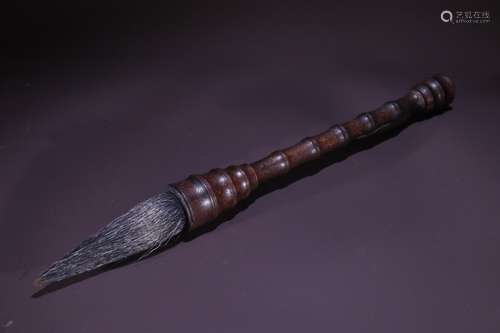 An Agarwood Brush