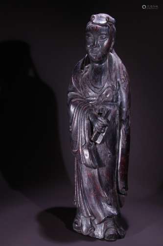 An Agarwood Figure Statue
