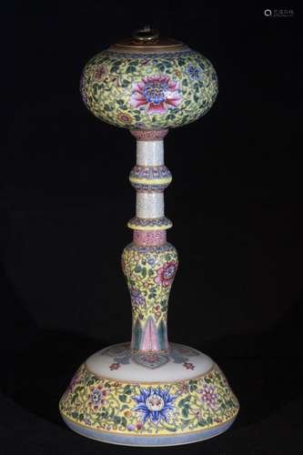 A Porcelain Enameled Censer