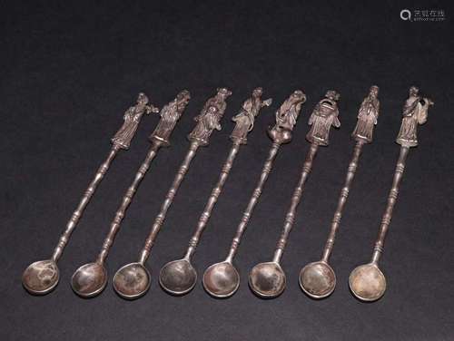 Set Of Silver Spoons