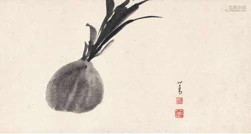 溥 儒（1896～1963） 吉祥果 水墨纸本