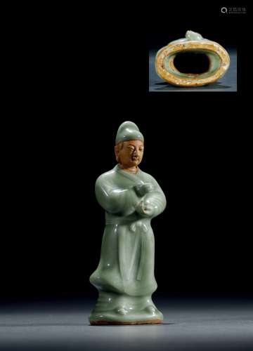 元-明•龙泉窑人物塑像