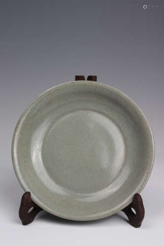 Chinese Ru Kiln Porcelain Plate
