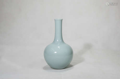 Chinese Green Glazed Porcelain Bottle