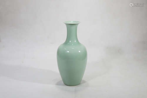 Chinese Green Glazed Porcelain Bottle