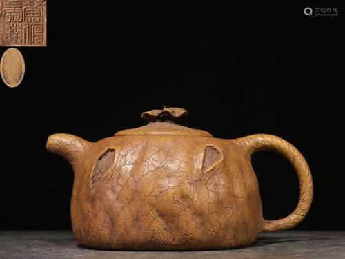 A Zisha Teapot With Mark