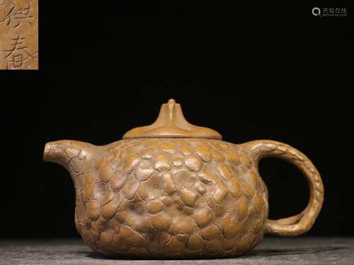 A Zisha Teapot With Mark