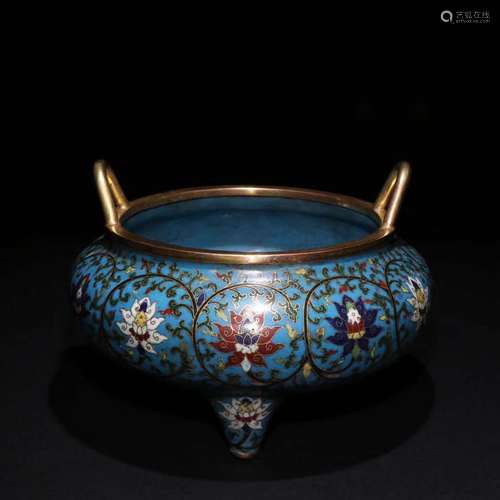 A Cloisonne Censer