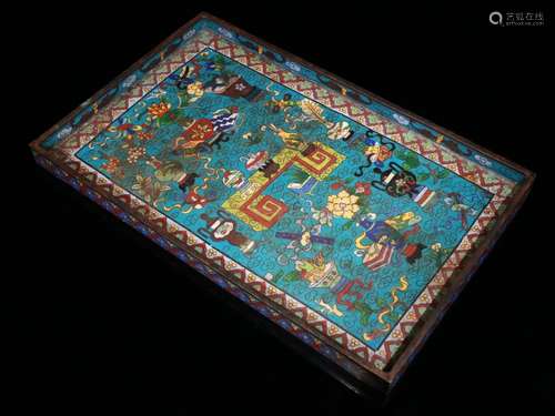 A Cloisonne Tea Tray