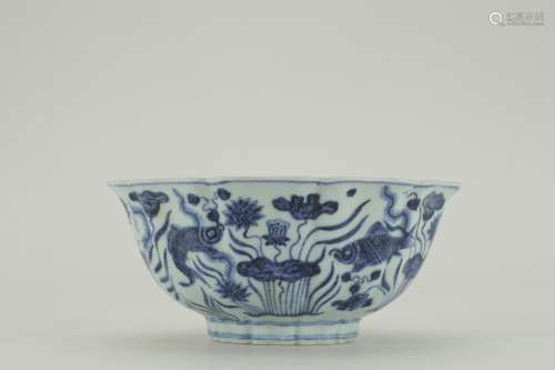 A Porcelain Blue&White Bowl