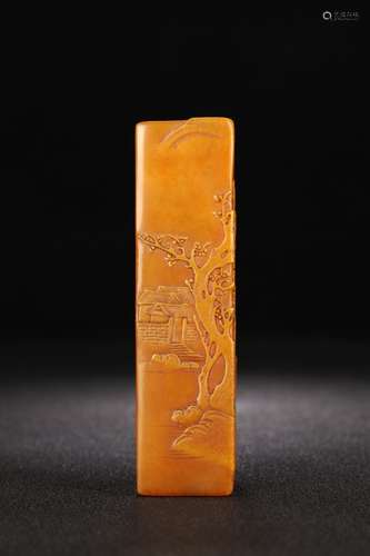 A Tianhuang Stone Figure-Story Seal