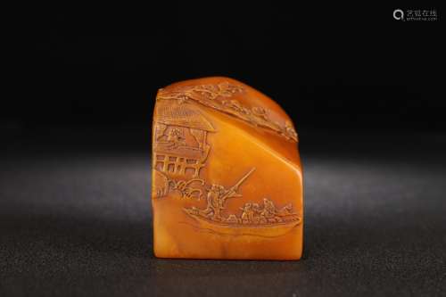 A Tianhuang Stone Landscape Seal