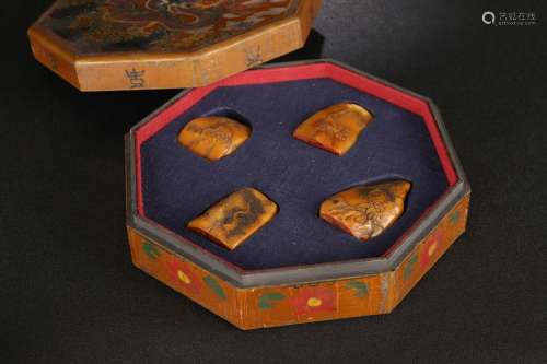 Set Of Tianhuang Stone Figure-Story Seals