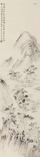 吴淑娟 1853～1930 高岭图 水墨纸本 立轴