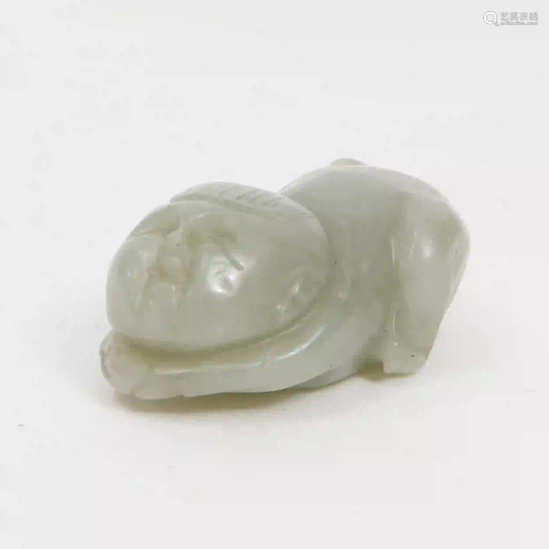 A Hetian Sapphire Jade Boy, Qing Dynasty