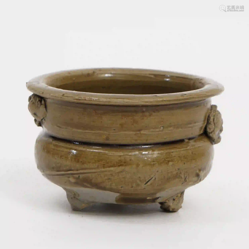 A Yaozhou Kiln Incense Burner, Jin Dynasty