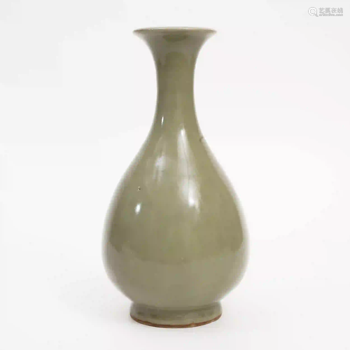 A Longquan Celadon Bottle, Song Dynasty