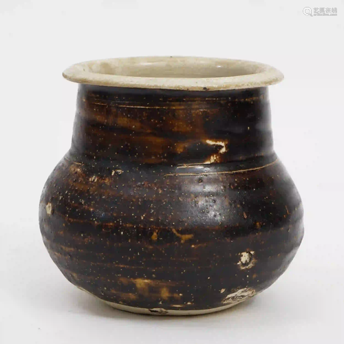 A Black-glazed Zha-dou from Jizhou Kiln, Song Dynasty