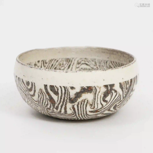 A Cizhou-kiln Bowl with Twisted Pattern, Song Dynasty