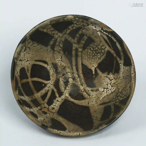 A Jizhou Kiln Sprinkle-glazed Bowl, Song Dynasty