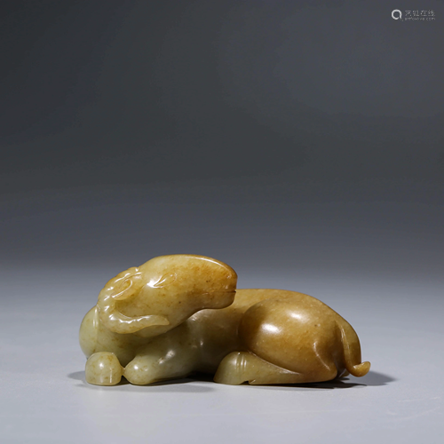 A CHINESE JADE ANIMAL