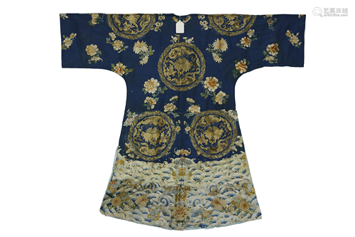 A CHINESE FLOWER ROBE