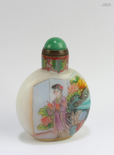 Chinese Peking glass Snuff Bottle