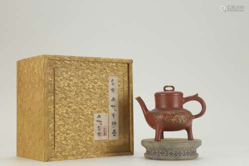 A Zisha Teapot, Meng Chen Mark
