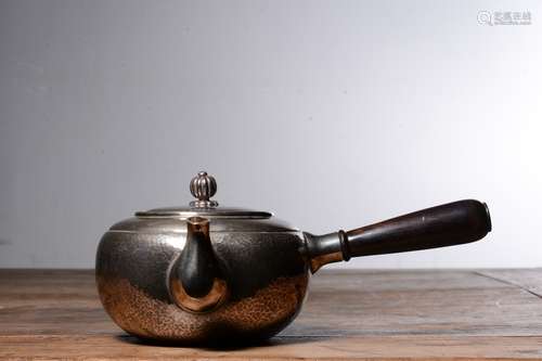 A Silver Handle Pot