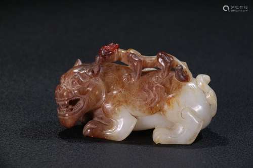 A Jade Beast Ornament