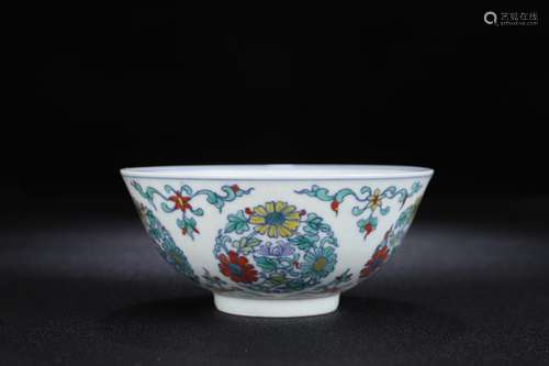 A Porcelain Doucai Bowl