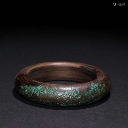 An Agarwood Bangle