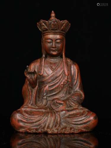 An Agarwood Buddha Statue