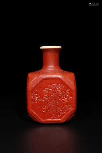 A Calabash Figure-Story Vase