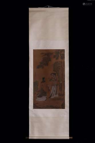 A Chinese Painting Of Figure, Chou Ying Mark