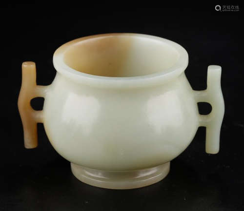 HETIAN JADE CARVED CENSER