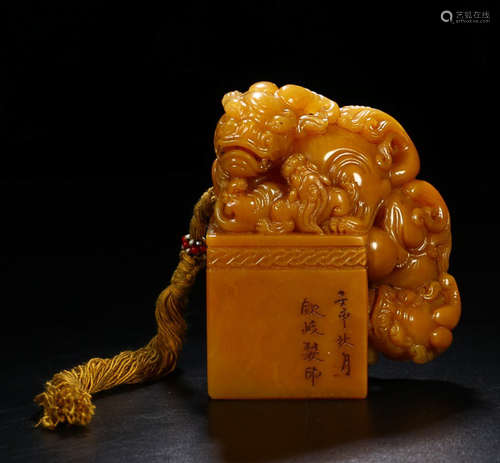 TIANHUANG STONE CARVED SEAL