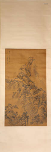 Ink Painting from HuangGongWang Paper Edition古代水墨画
黄公望、山水图
纸本立轴