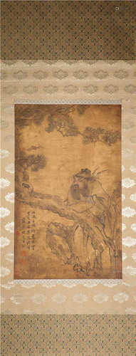 Ink Painting from SongDongPo Silk Edition古代水墨画
苏东坡.钟馗像
绢本立轴